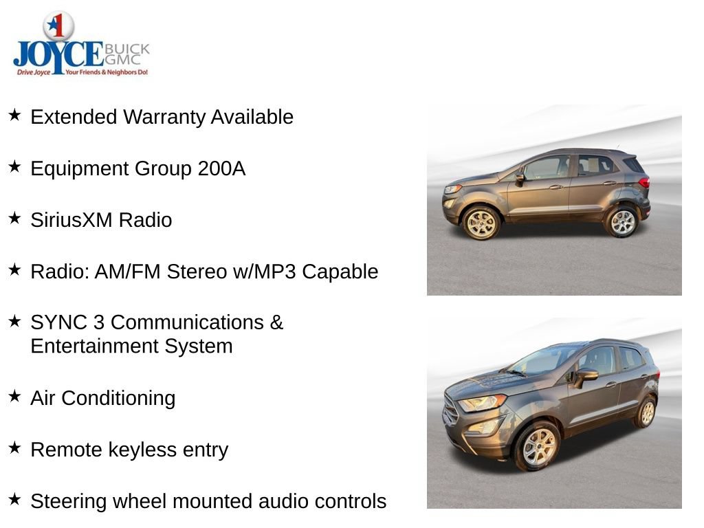 Used 2020 Ford EcoSport SE FWD image 10