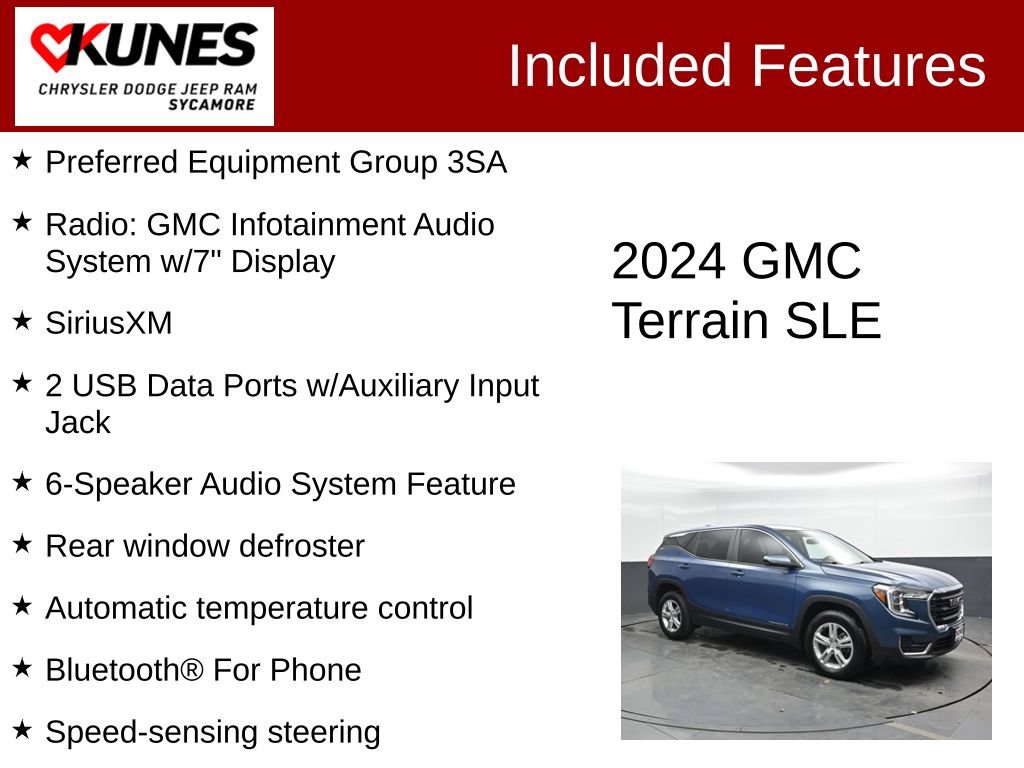 Used 2024 GMC Terrain SLE AWD/4WD image 3