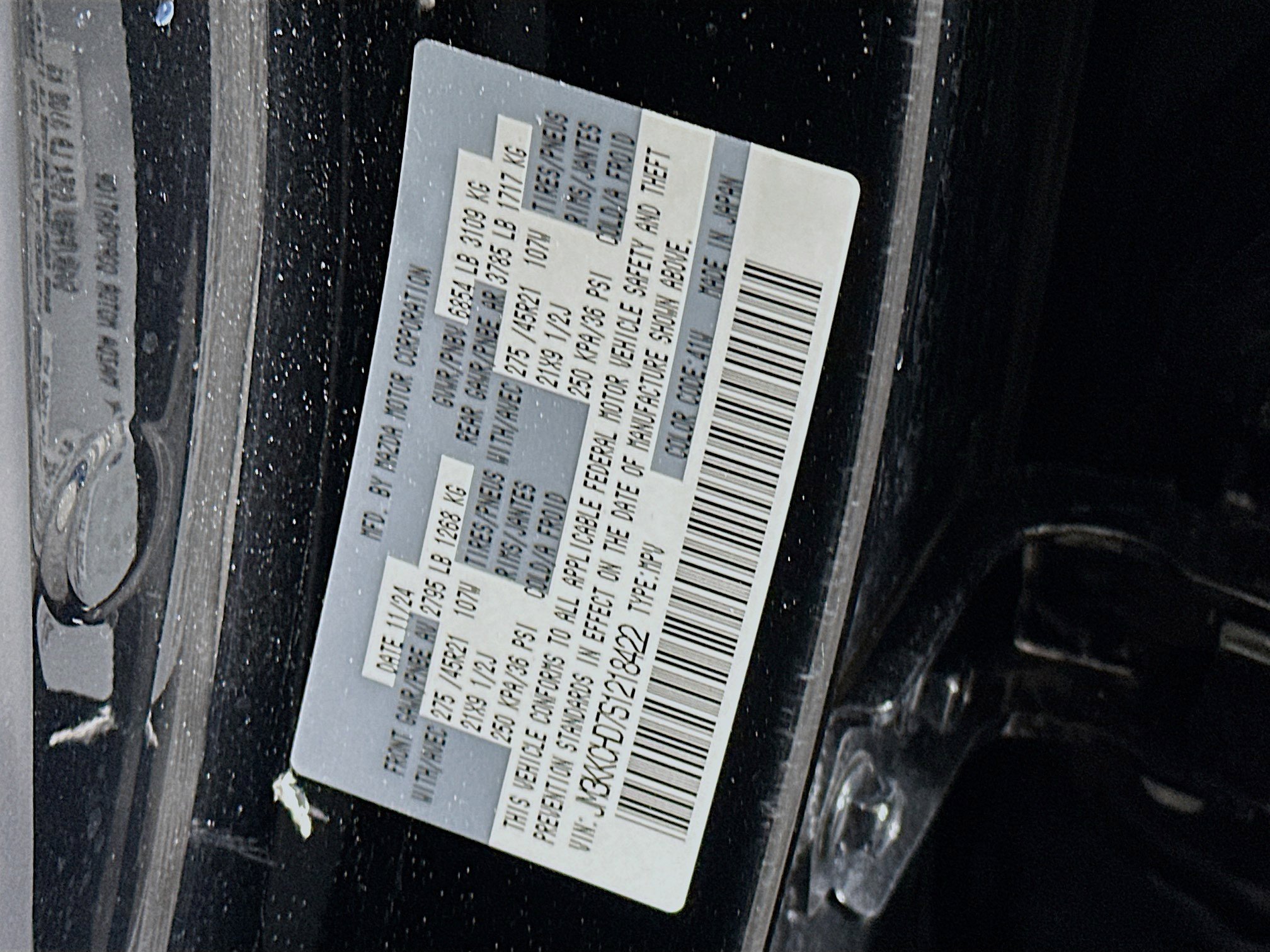 Used 2025 MAZDA CX-90 3.3 Turbo w/ Premium Sport Pkg AWD/4WD image 12