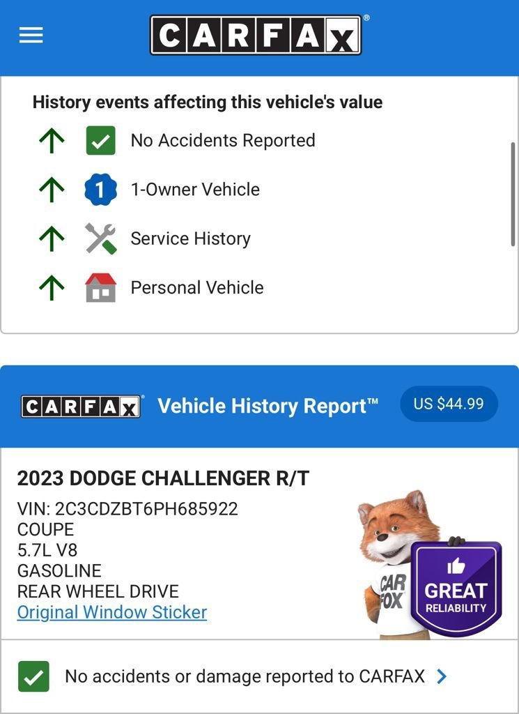 Used 2023 Dodge Challenger R/T w/ Blacktop Package image 6