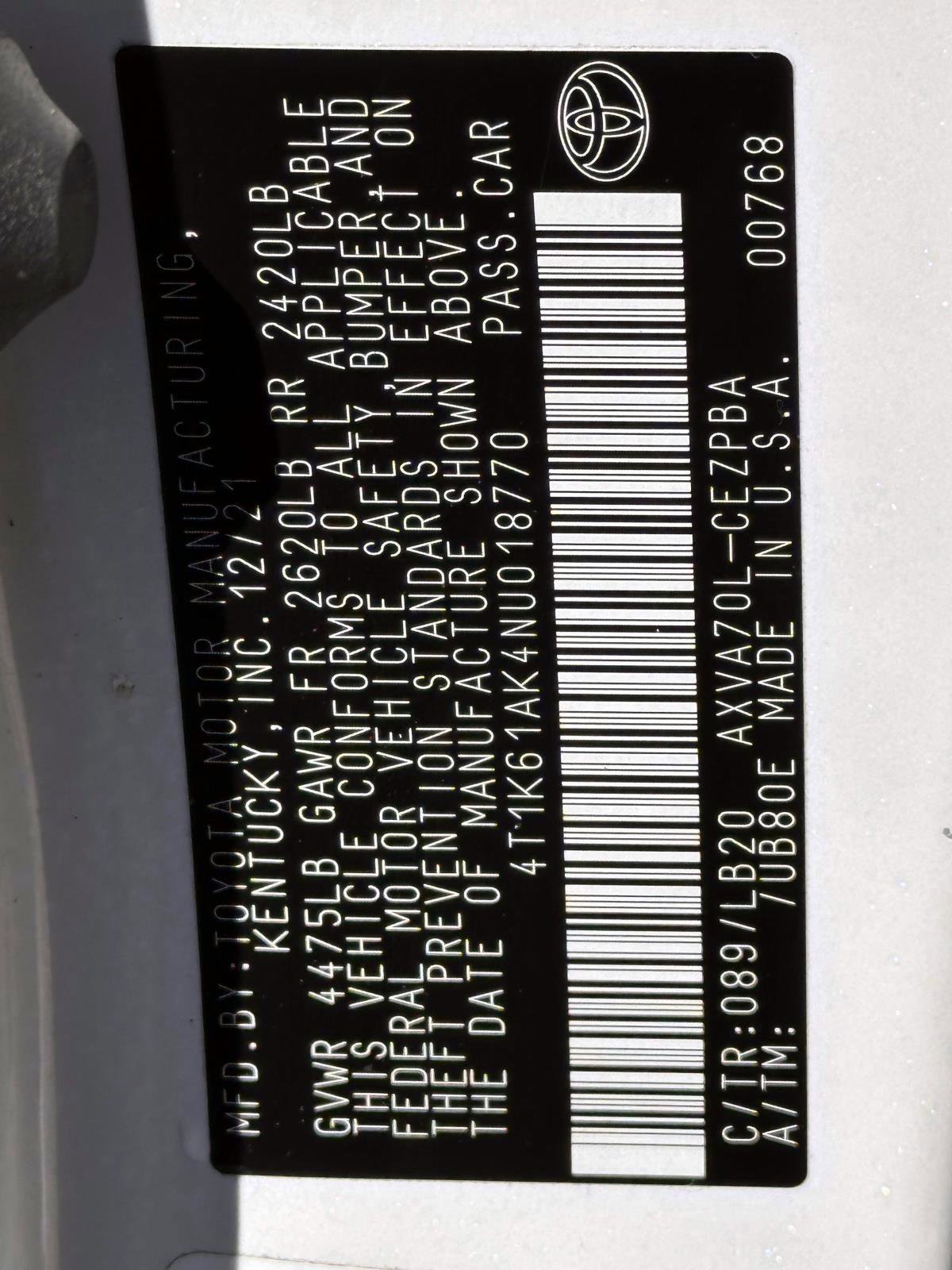 Used 2022 Toyota Camry XSE image 33