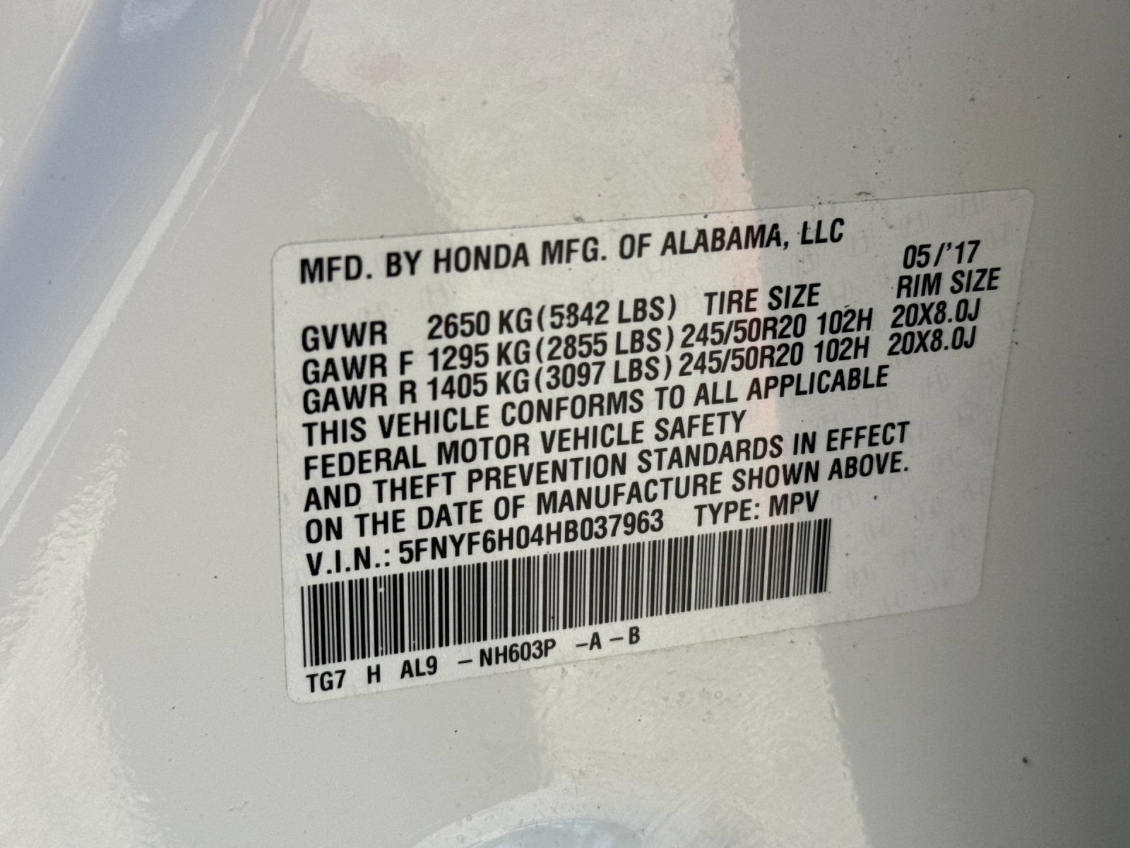 Used 2017 Honda Pilot Elite image 28
