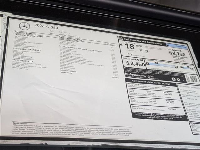 New 2026 Mercedes-Benz G 550 image 19