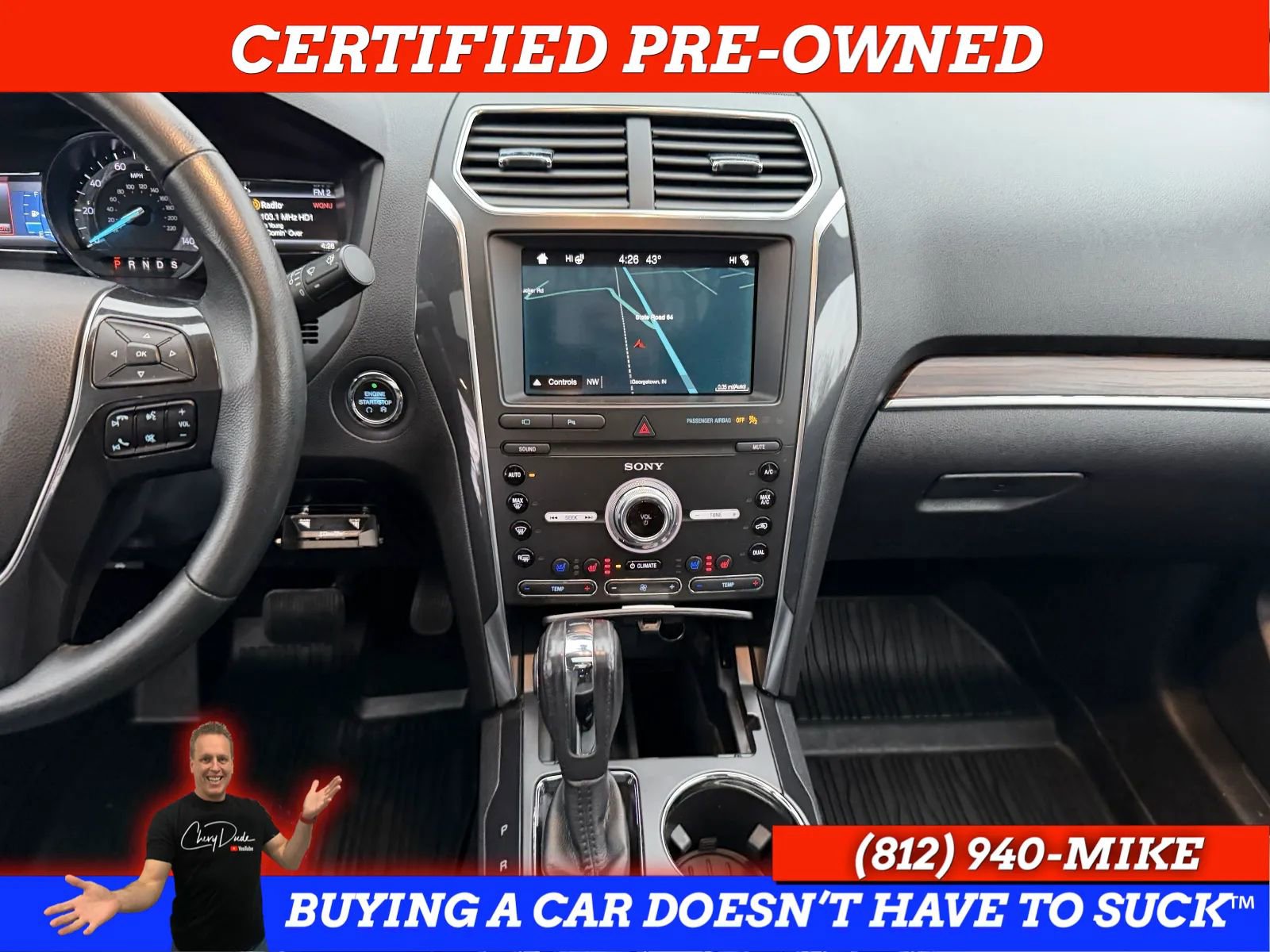 Used 2019 Ford Explorer Limited w/ Ford Safe & Smart Package image 11