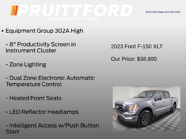 Used 2023 Ford F150 XLT w/ Equipment Group 302A High AWD/4WD image 13