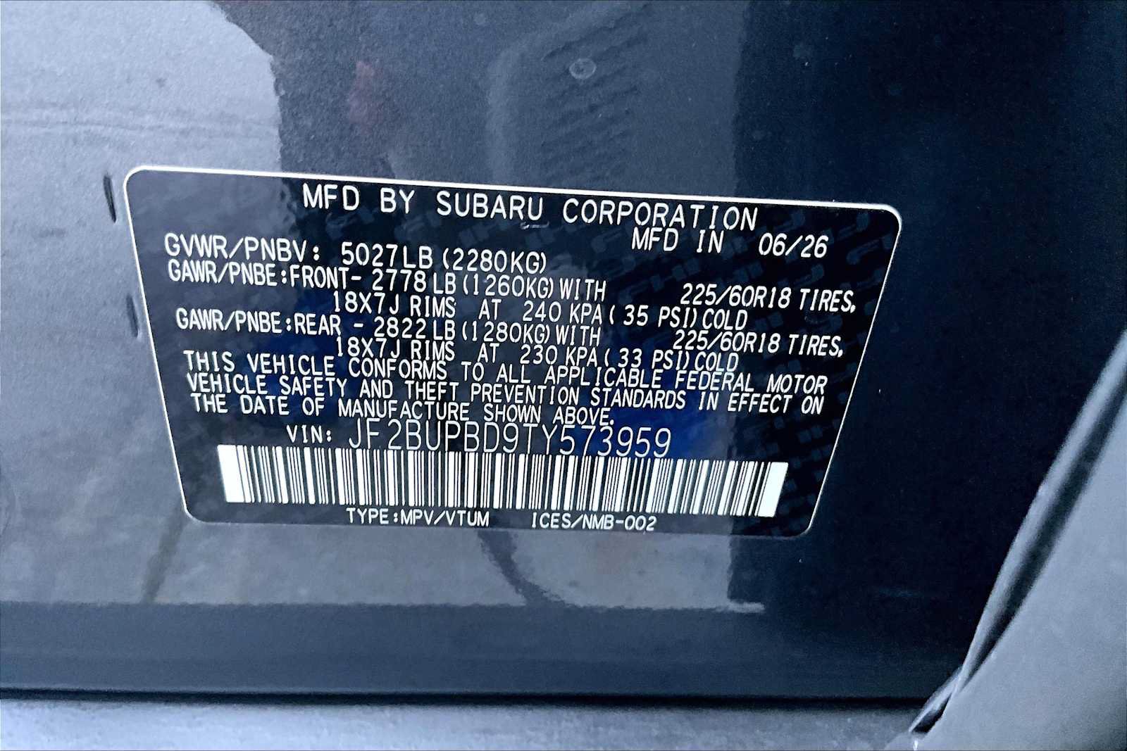 New 2026 Subaru Outback Premium AWD/4WD image 18