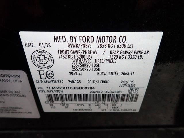 Used 2018 Ford Explorer Platinum AWD/4WD image 14
