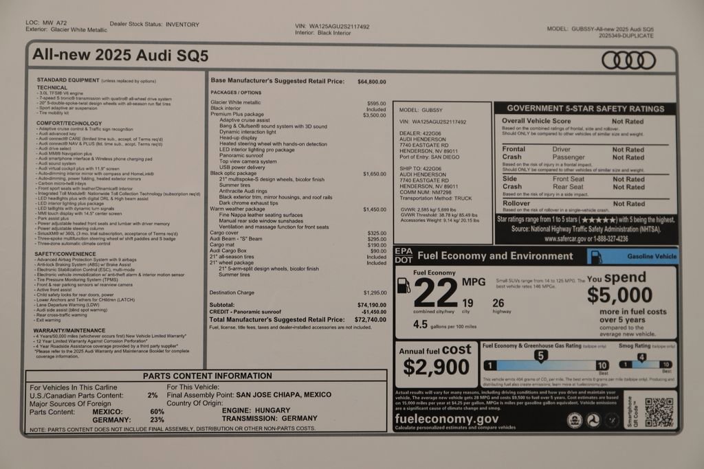 New 2025 Audi SQ5 Premium Plus image 31