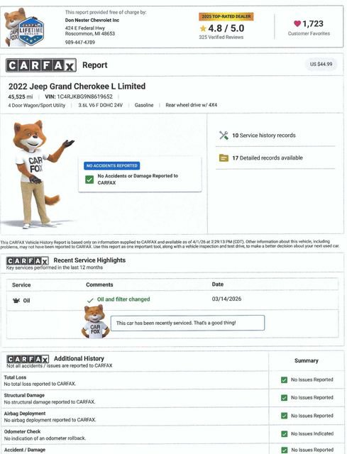 Used 2022 Jeep Grand Cherokee L Limited w/ Luxury Tech Group II image 5