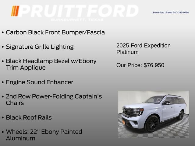 Used 2025 Ford Expedition Platinum w/ Stealth Appearance Package image 25