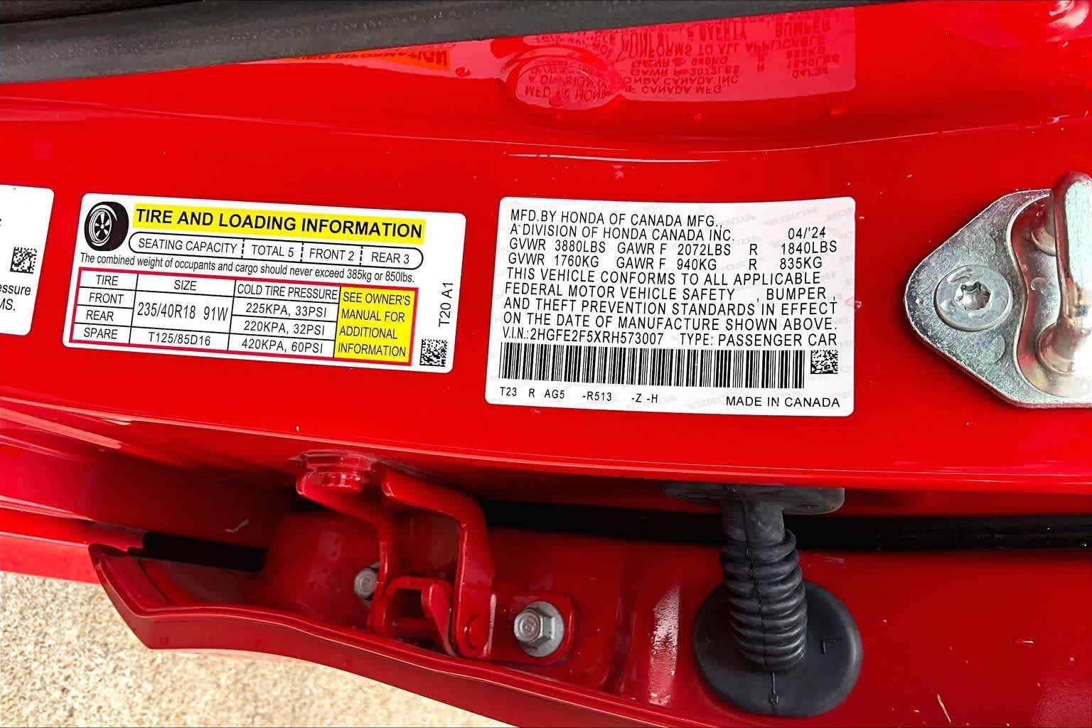 Used 2024 Honda Civic Sport image 34