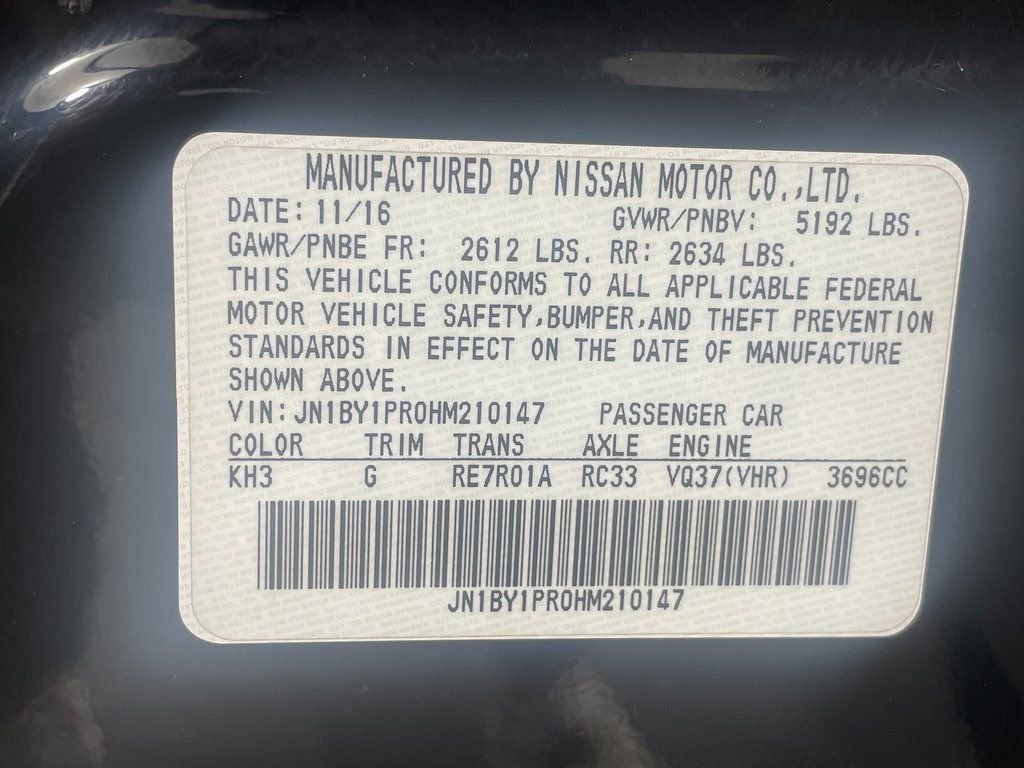 Used 2017 INFINITI Q70 L 3.7 image 26
