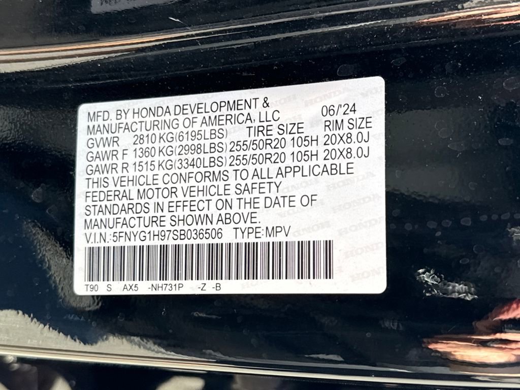 Used 2025 Honda Pilot Black Edition image 30