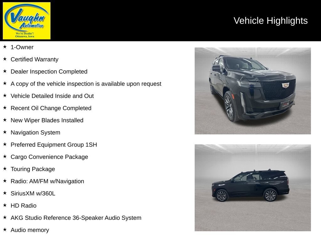 Used 2023 Cadillac Escalade Sport Platinum AWD/4WD video 2