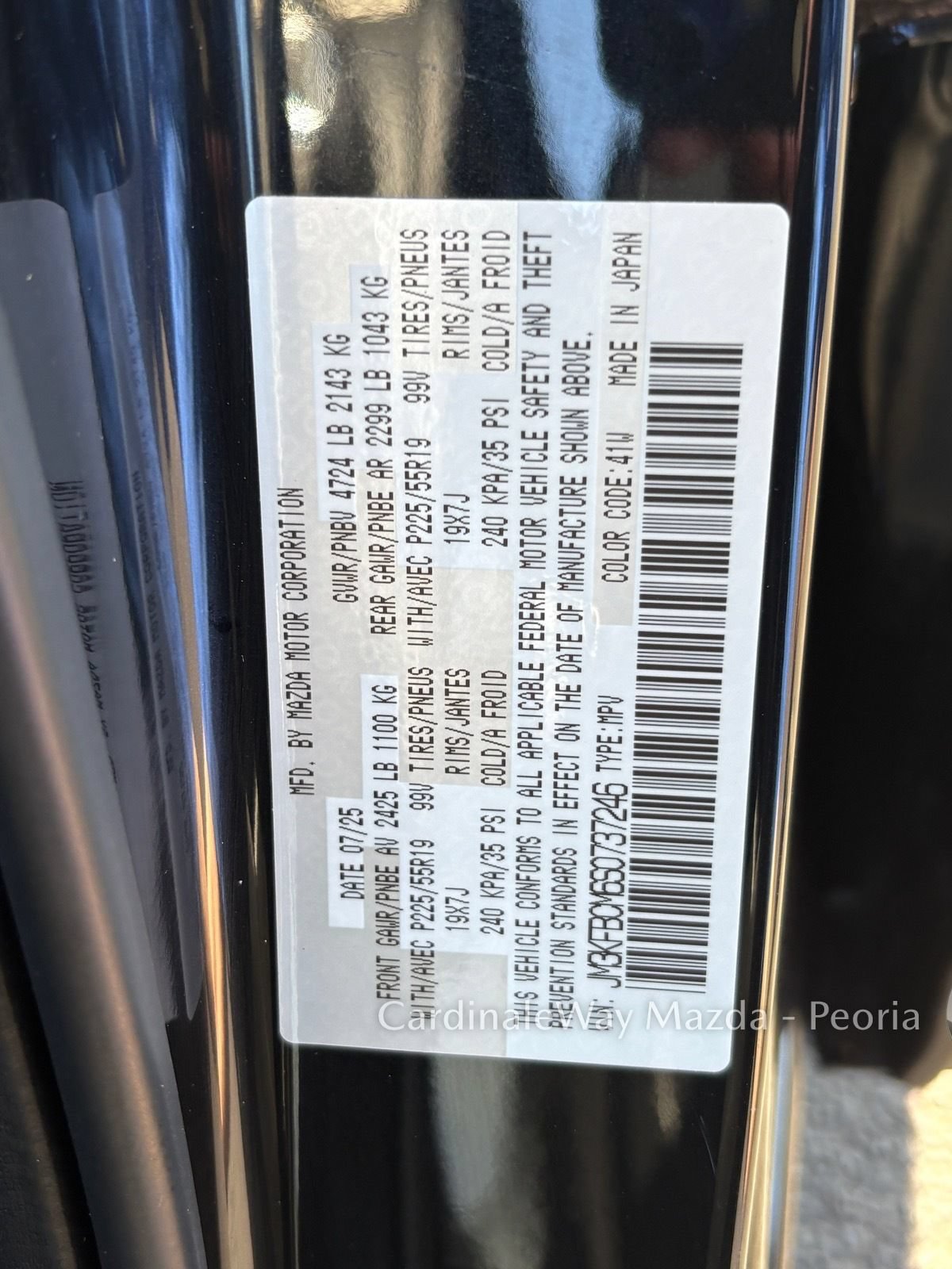 Certified 2025 MAZDA CX-5 Carbon Edition AWD/4WD image 31