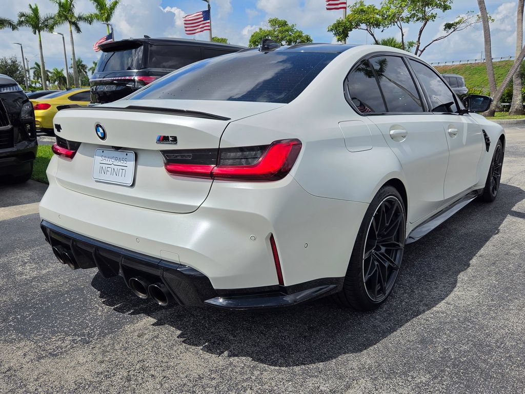 Used 2021 BMW M3 Competition w/ M Carbon Exterior Package RWD image 8