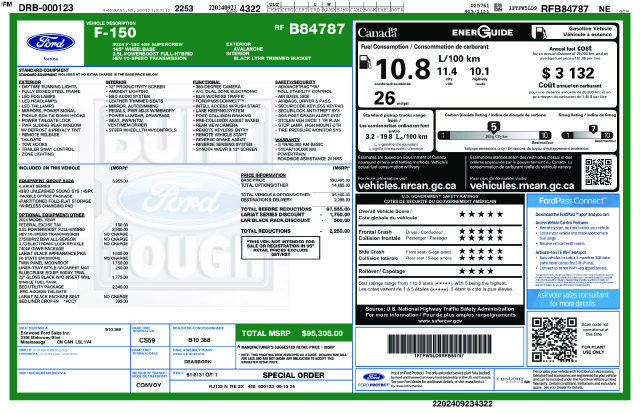 Certified 2024 Ford F150 Lariat w/ Equipment Group 502A High AWD/4WD image 32