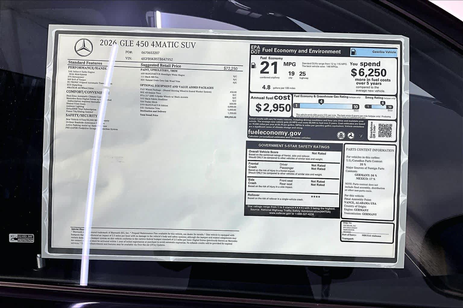 New 2026 Mercedes-Benz GLE 450 4MATIC image 18