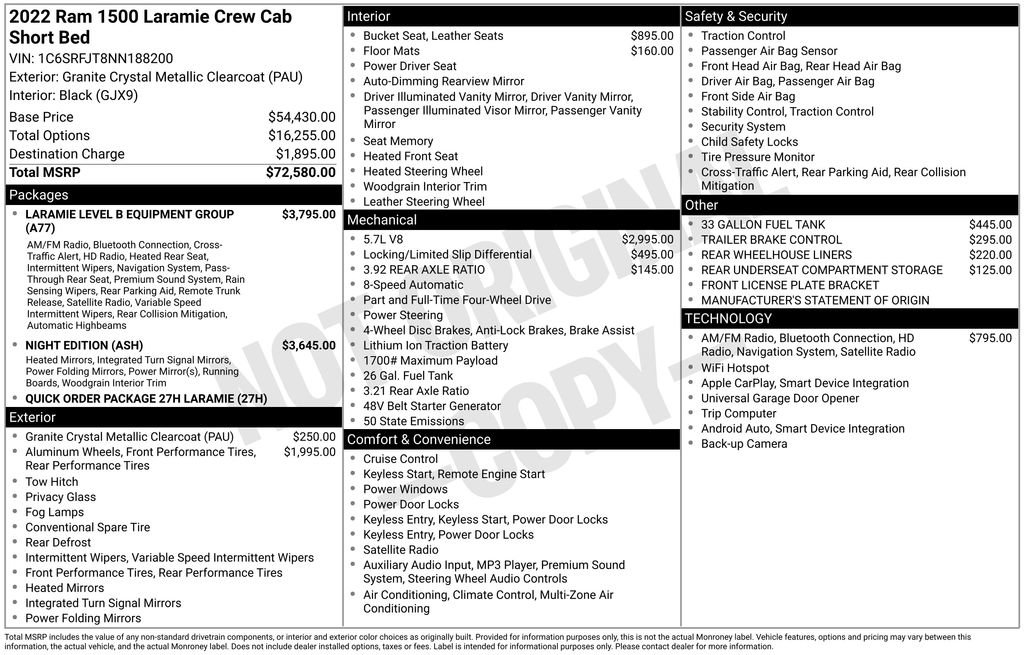 Used 2022 RAM 1500 Laramie image 2