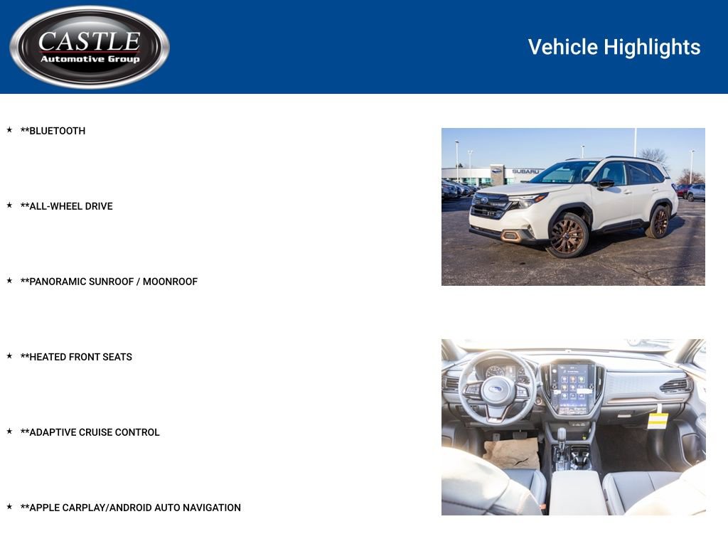 New 2026 Subaru Forester Sport image 3