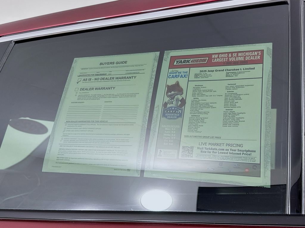 Certified 2025 Jeep Grand Cherokee L Limited image 15