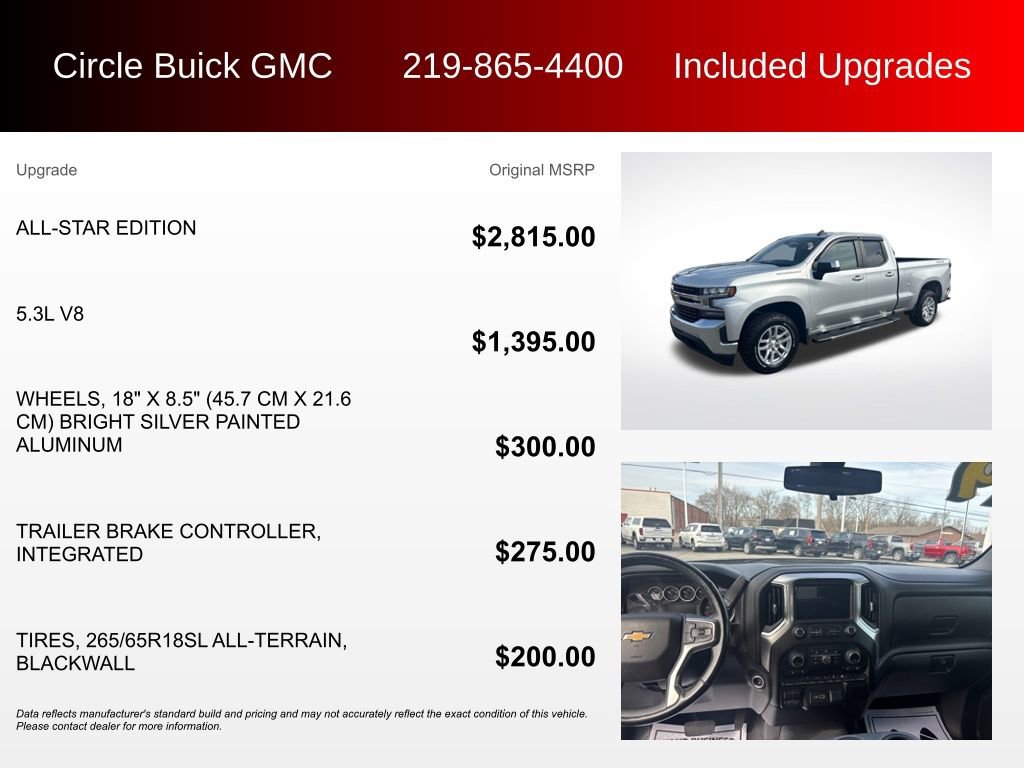 Used 2019 Chevrolet Silverado 1500 LT w/ All-Star Edition image 3