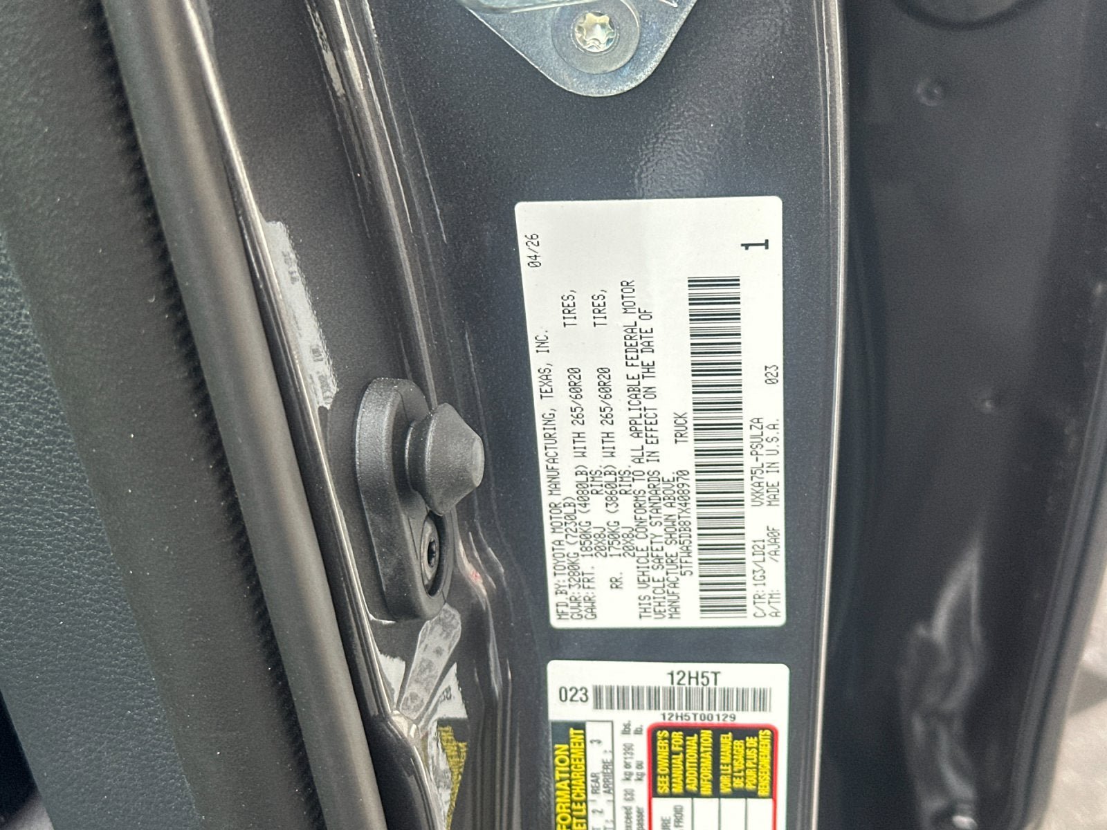 New 2026 Toyota Tundra Limited AWD/4WD image 25