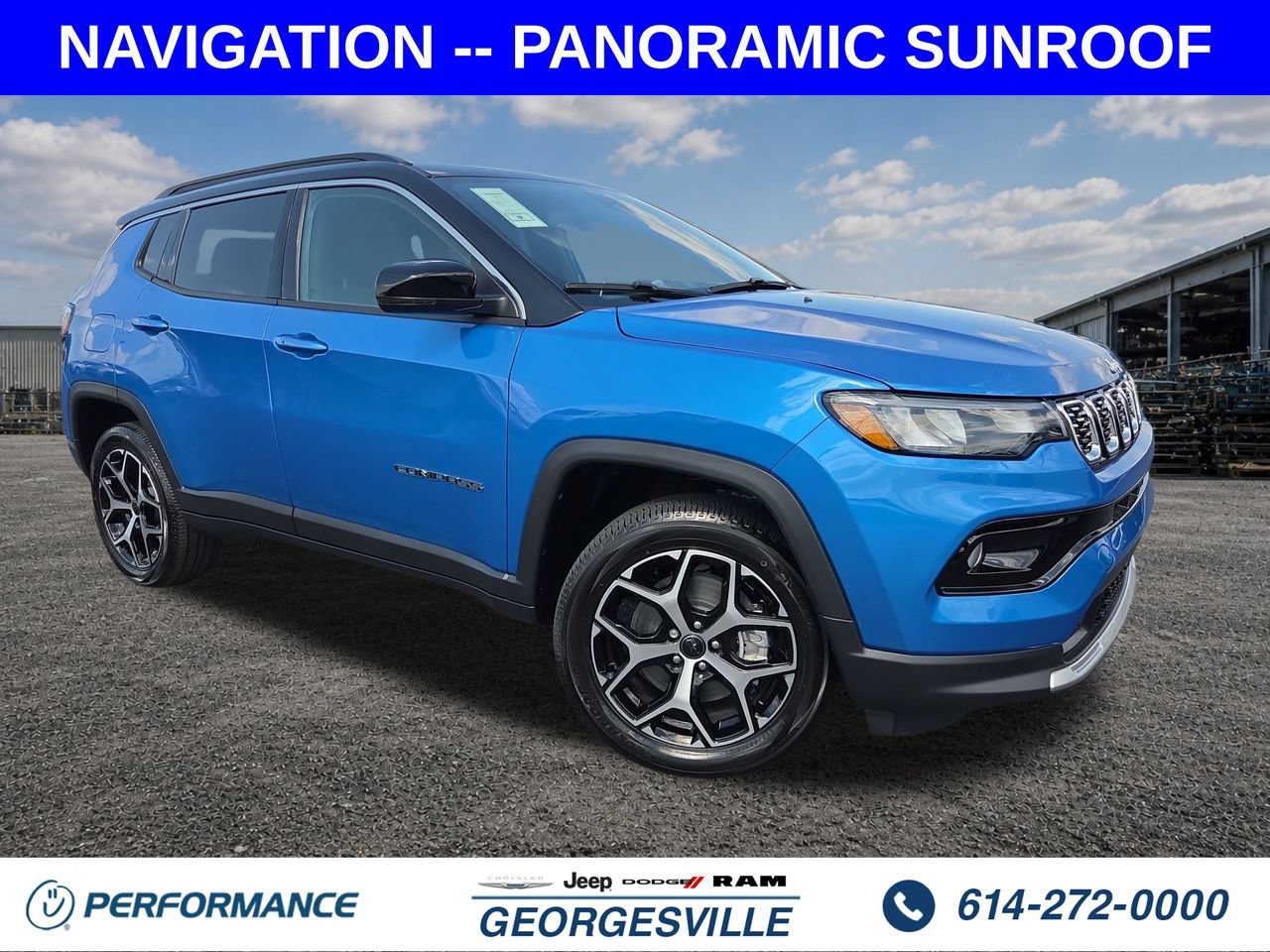 New 2026 Jeep Compass Limited w/ Sun, Sound & Navigation Group
