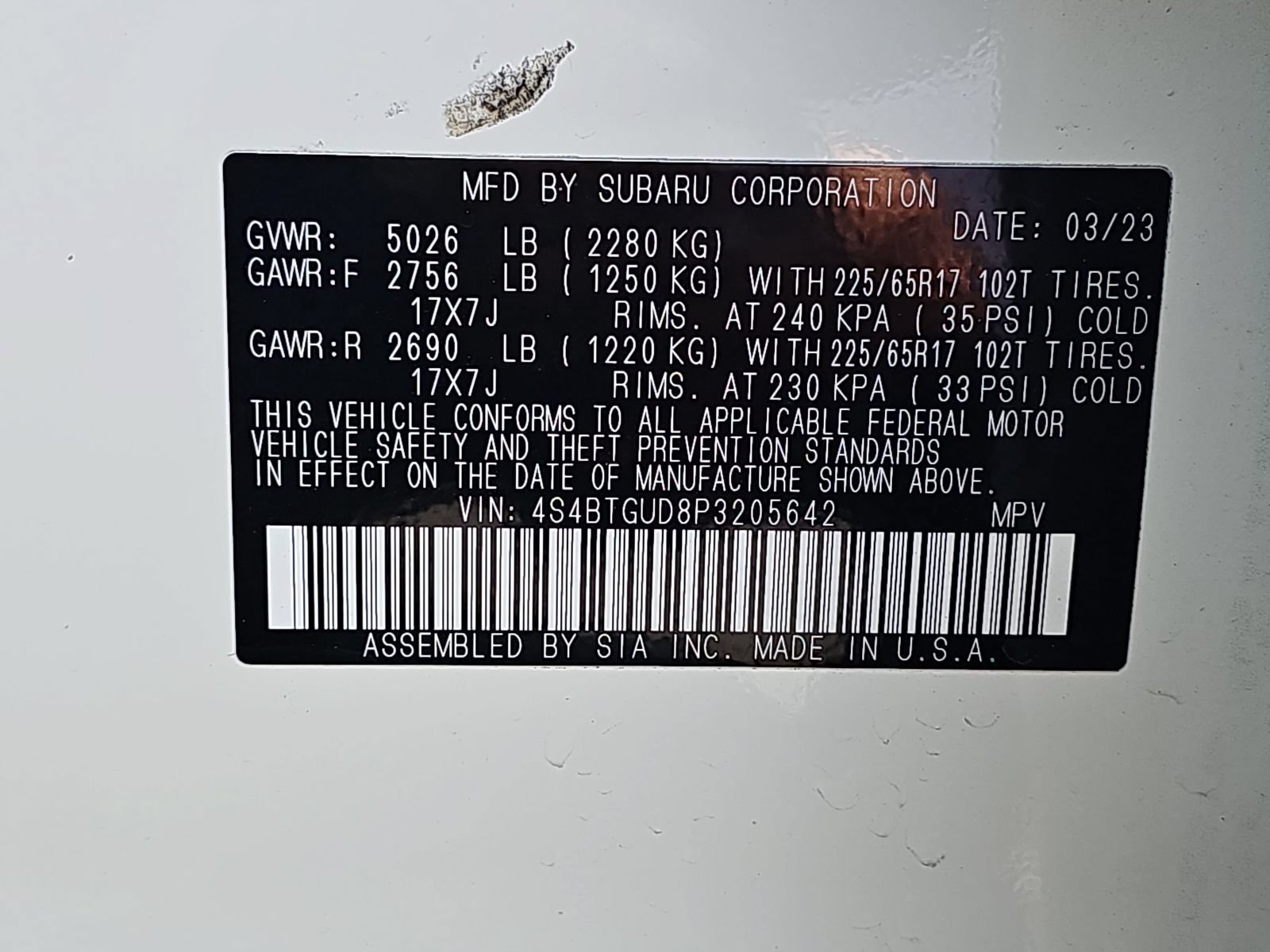 Certified 2023 Subaru Outback Wilderness AWD/4WD image 38