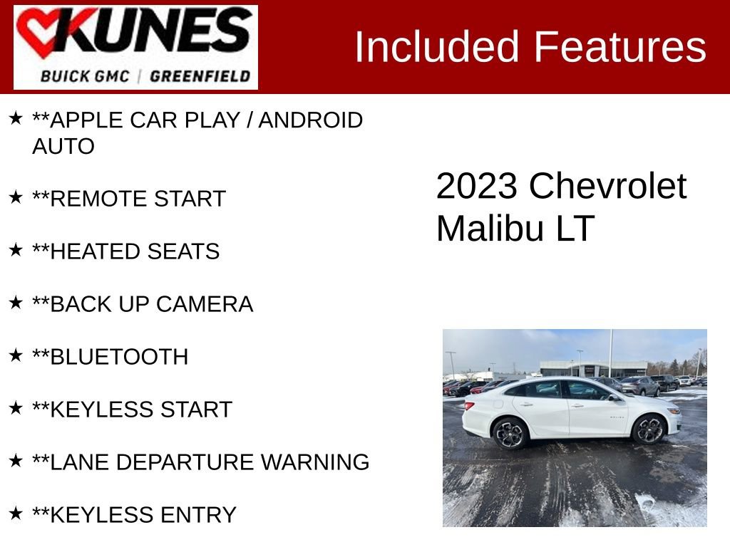 Used 2023 Chevrolet Malibu LT image 2