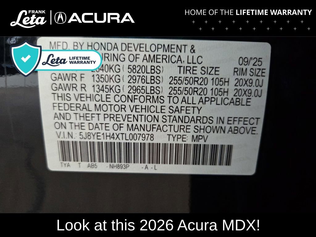New 2026 Acura MDX w/ Technology Package image 43