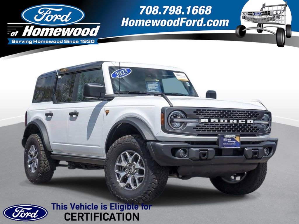 Certified 2025 Ford Bronco Badlands AWD/4WD video 1