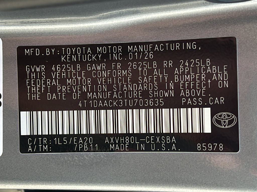 Used 2026 Toyota Camry SE w/ Convenience Package FWD image 23