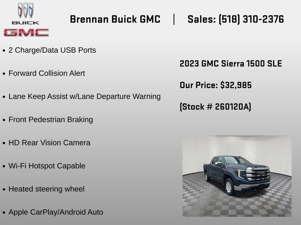 Certified 2023 GMC Sierra 1500 SLE AWD/4WD image 24
