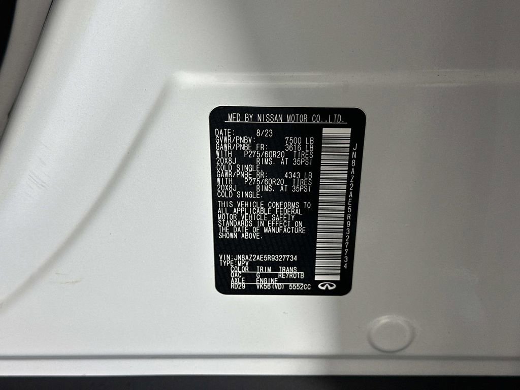 Used 2024 INFINITI QX80 Luxe image 41