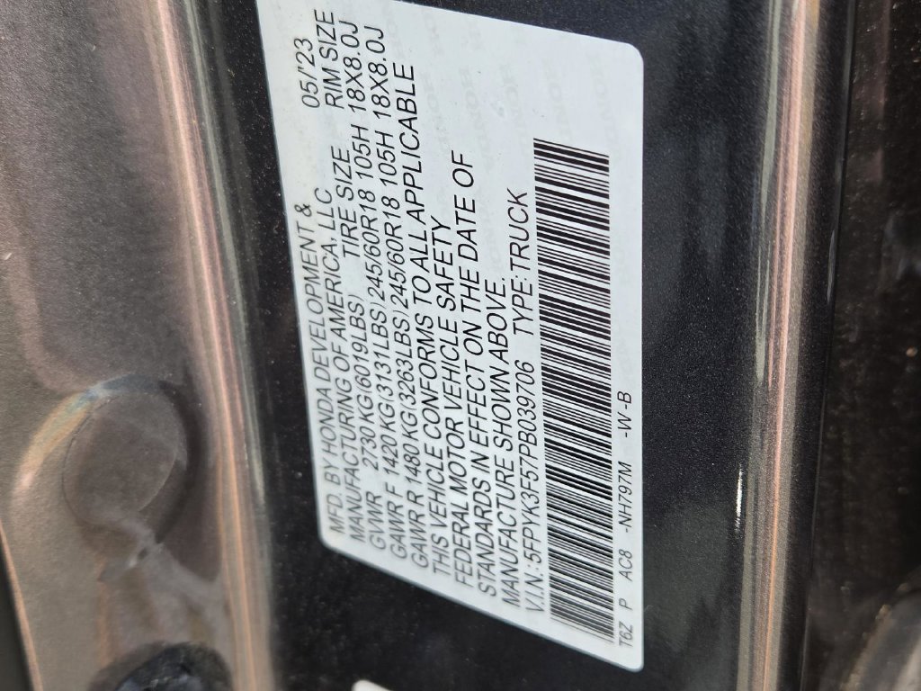 Used 2023 Honda Ridgeline RTL image 48
