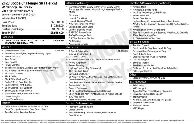 Used 2023 Dodge Challenger SRT Hellcat image 27