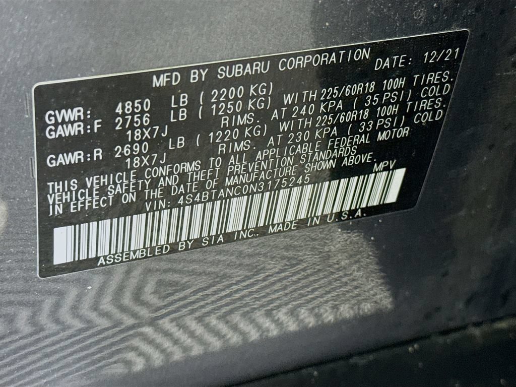 Used 2022 Subaru Outback Limited AWD/4WD image 37