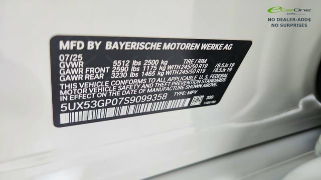 Used 2025 BMW X3 xDrive30i w/ Premium Package image 59