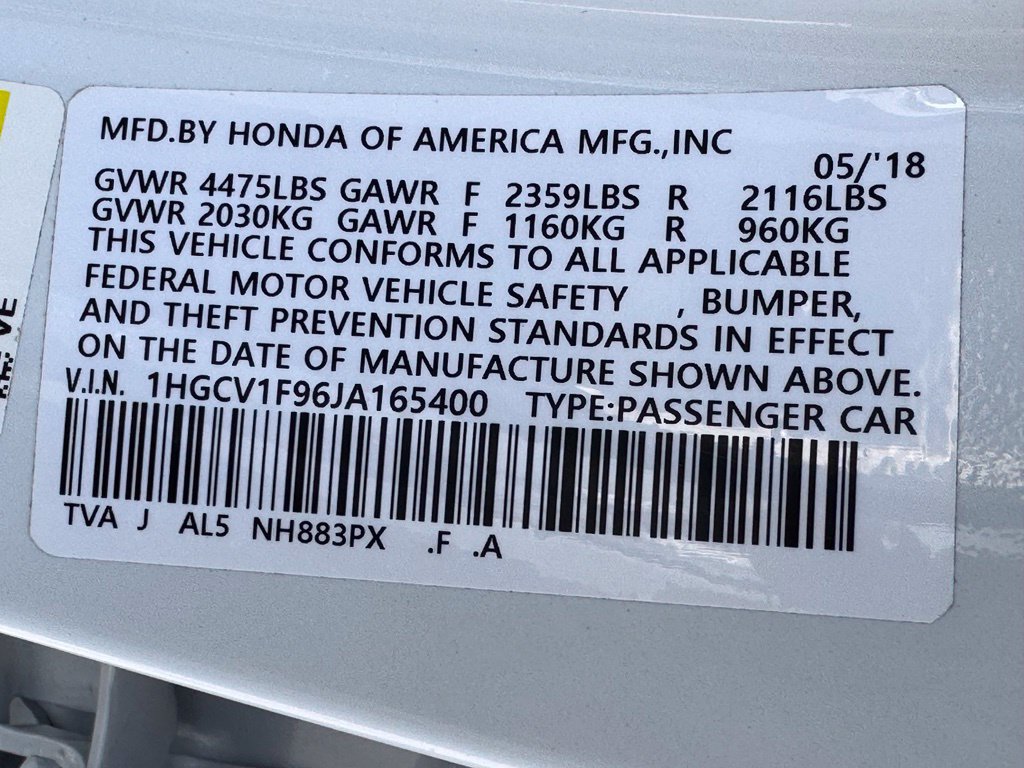 Used 2018 Honda Accord Touring image 40