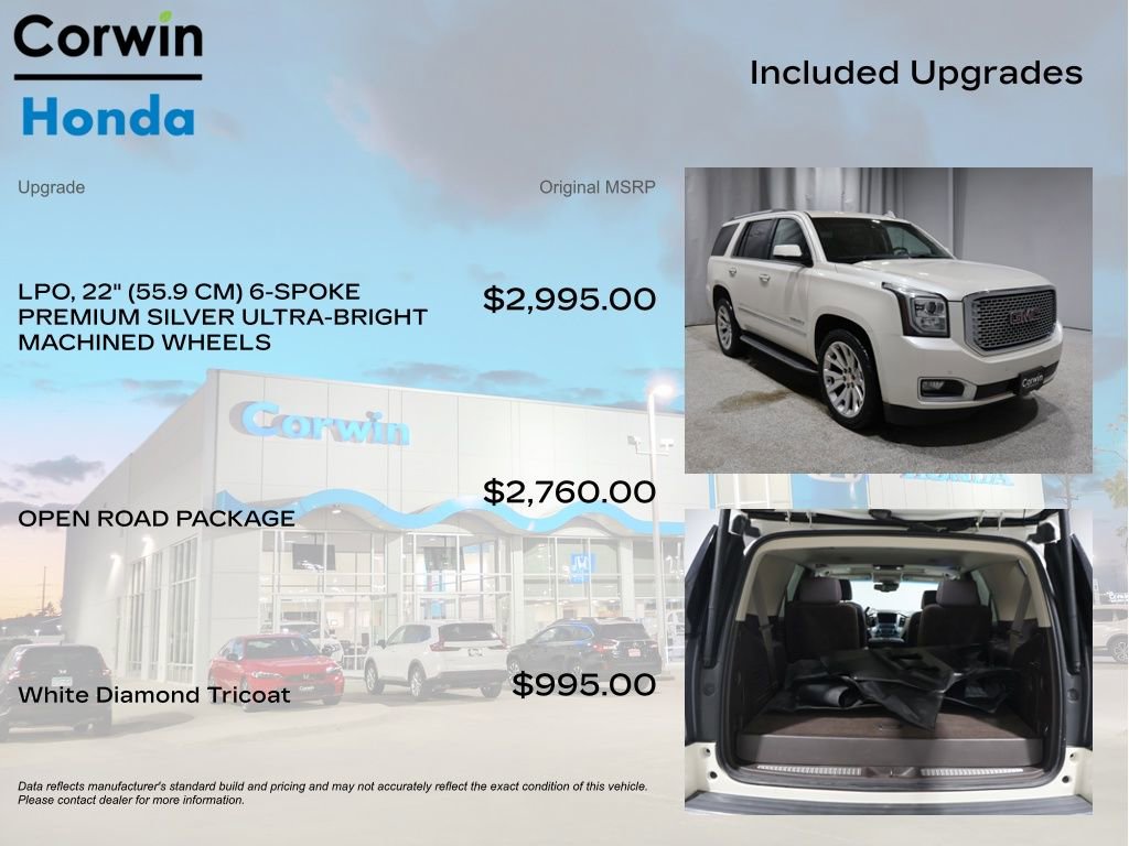 Used 2015 GMC Yukon Denali w/ Open Road Package image 4