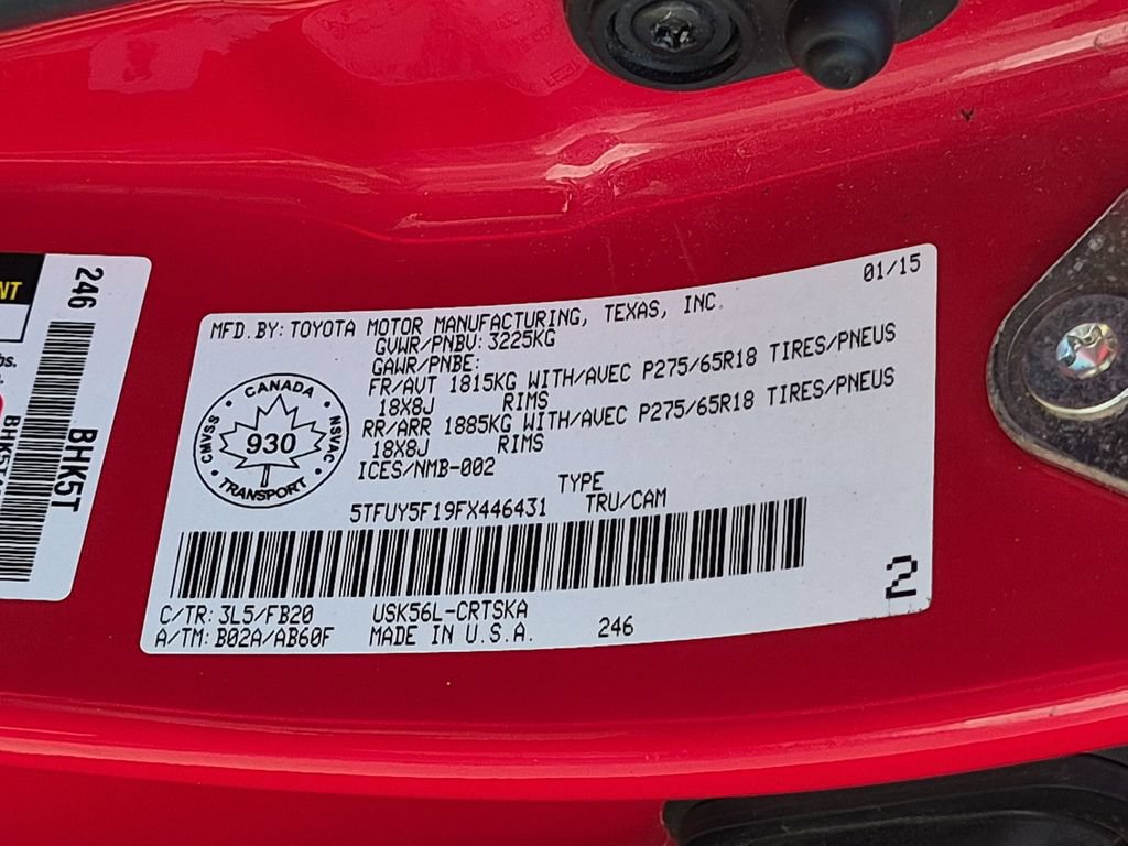 Used 2015 Toyota Tundra SR AWD/4WD image 32