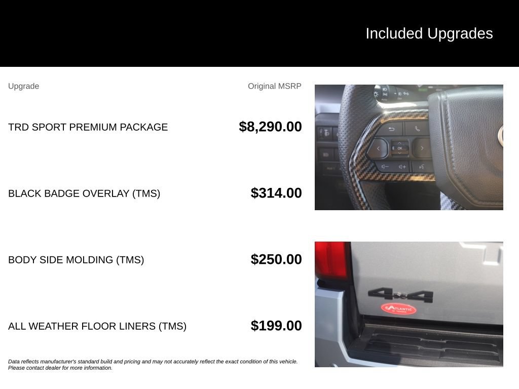 Used 2025 Toyota Tacoma TRD Sport w/ TRD Sport Premium Package AWD/4WD image 34