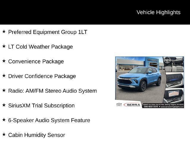 Used 2025 Chevrolet TrailBlazer LT w/ Convenience Package FWD image 4