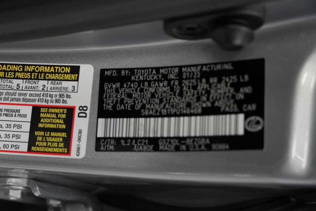 Used 2023 Lexus ES 350 w/ Protection Package (P2) FWD image 41