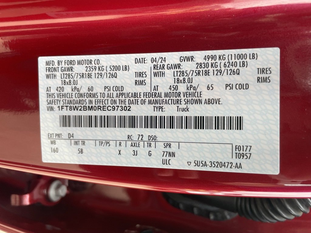 Used 2024 Ford F250 Lariat w/ Lariat Ultimate Package image 45