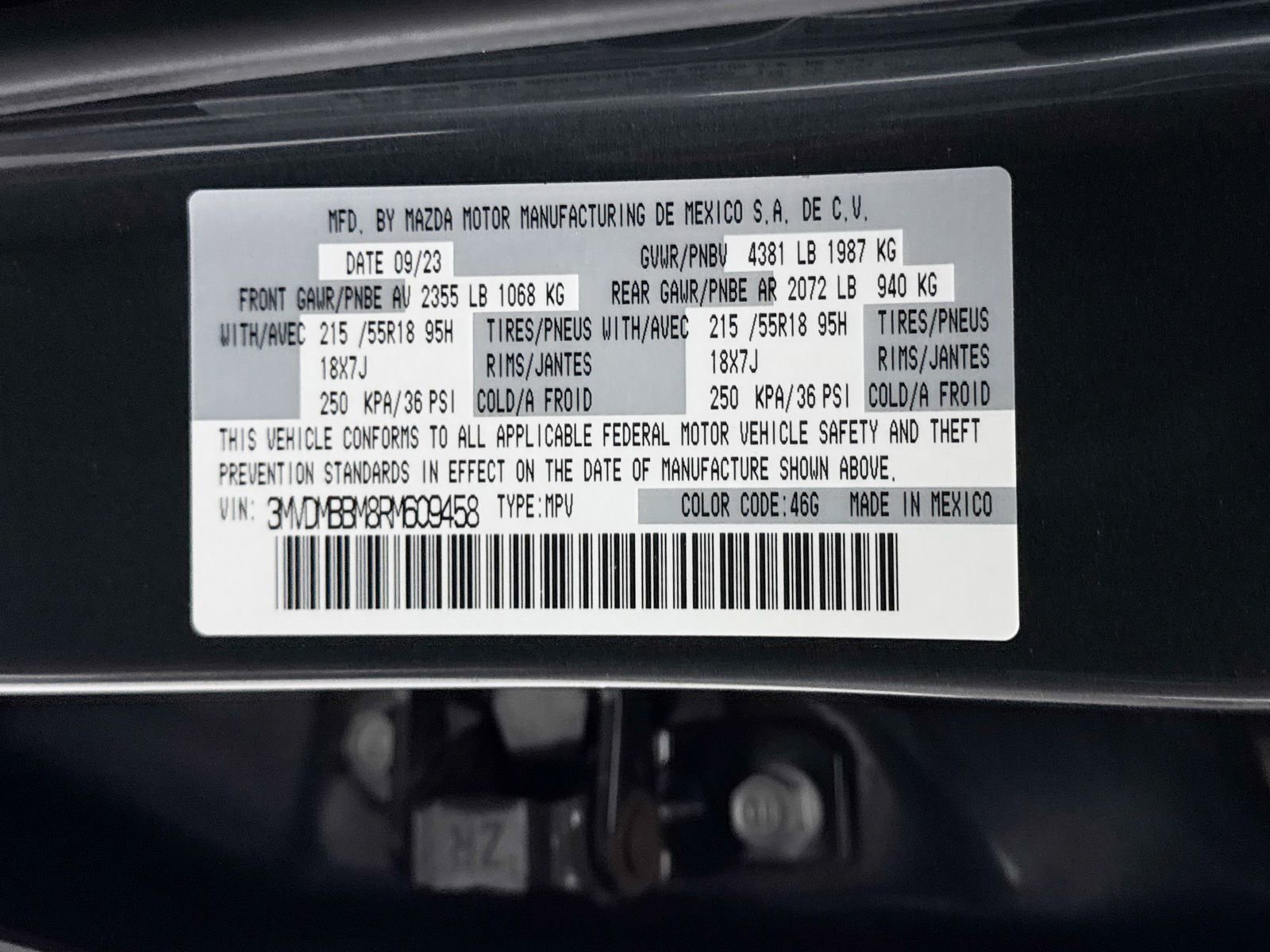 Certified 2024 MAZDA CX-30 AWD 2.5 S w/ Select Sport Pkg image 37