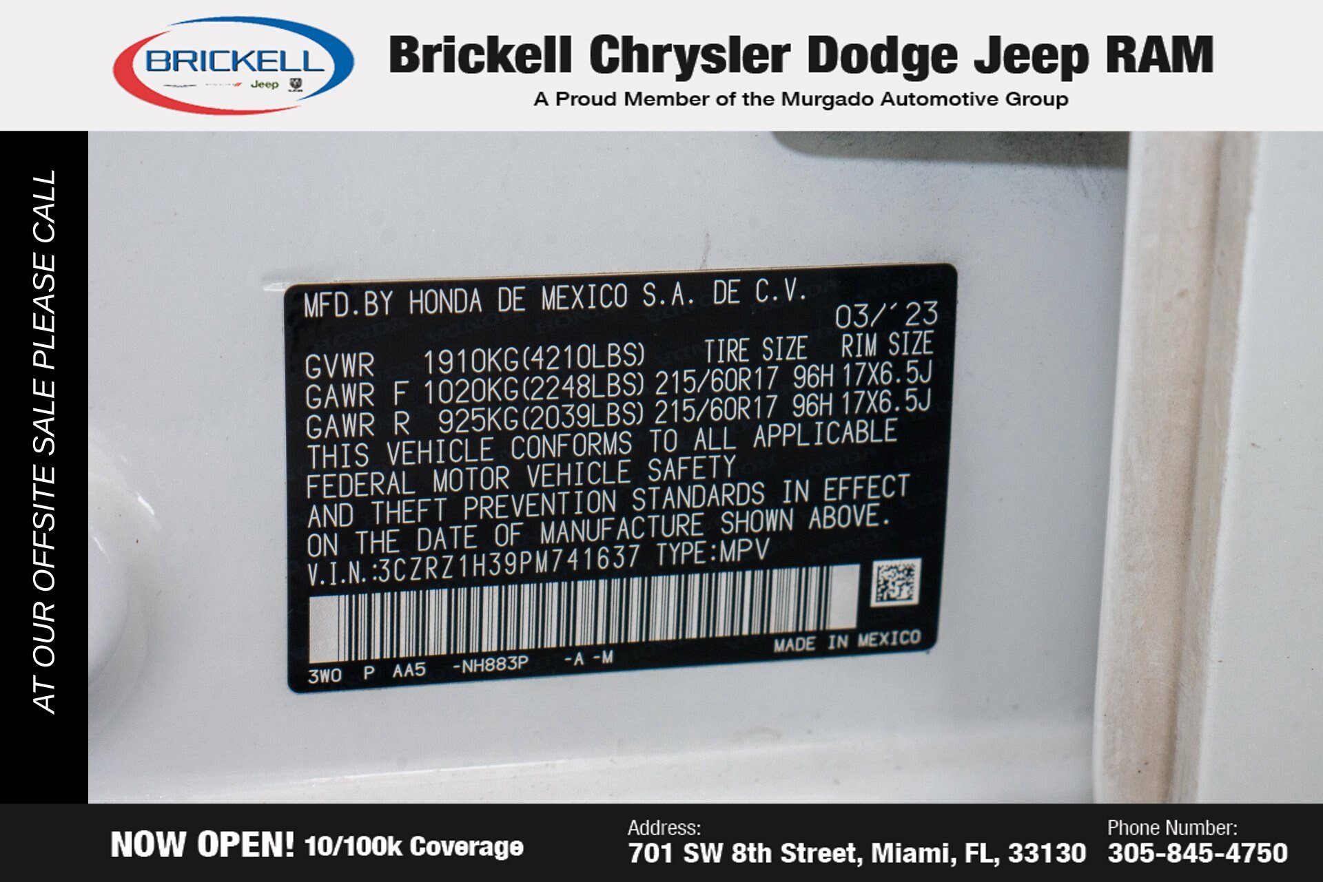 Used 2023 Honda HR-V LX image 35