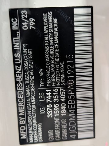 Certified 2023 Mercedes-Benz EQS 580 4MATIC SUV image 25