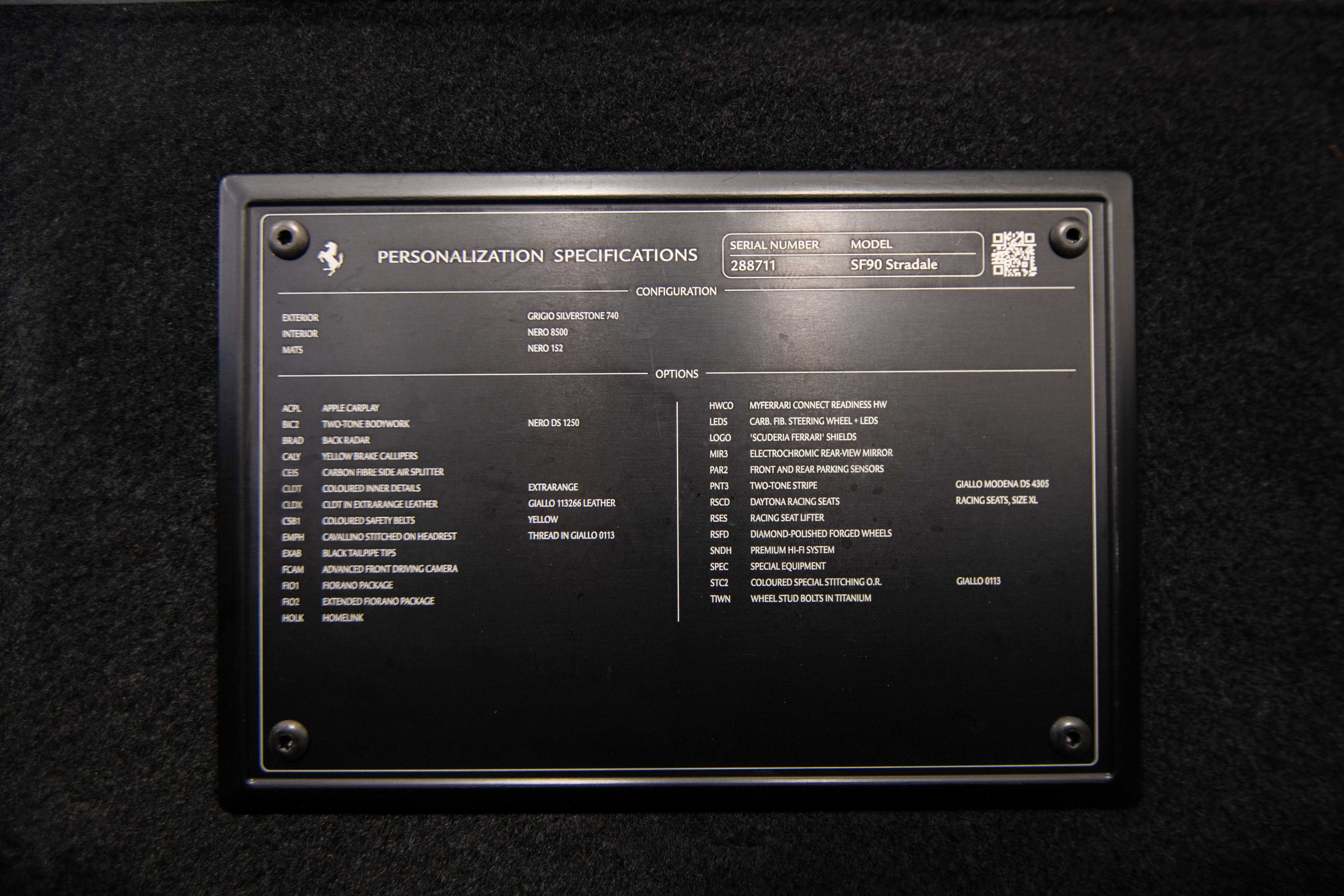 Certified 2023 Ferrari SF90 Stradale AWD/4WD image 20